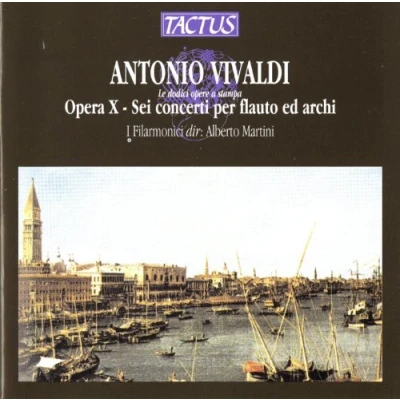 Afbeelding van Mario Ancillotti, Accademia I Filarmonici, Alberto Martini Vivaldi: Opera X &#039;Sei Concerti Per Flauto Ed Archi&#039; (CD)