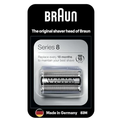 Afbeelding van Braun Series 8 83M Elektrisch Scheerapparaat Vervangingskop Zilver