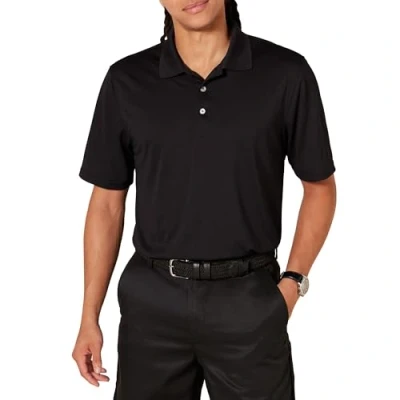 Afbeelding van Amazon Essentials Men&#039;s Sneldrogend golfpoloshirt met normale pasvorm (verkrijgbaar in grote en lange maten), Zwart, M