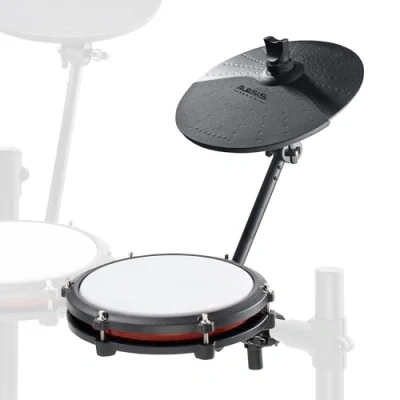 Afbeelding van Alesis Drums Nitro Max Expansion Pack Drumsetuitbreiding voor het Elektronische Drumstel met een Mesh Drum Pad en 10 inch Cymbal