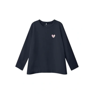Afbeelding van NAME IT MINI longsleeve NMFODETTE met printopdruk donkerblauw