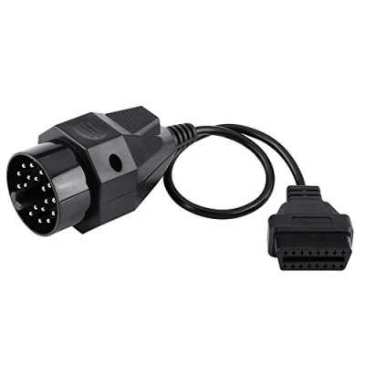 Afbeelding van OBD2 adapter scanner kabelstekker ronde diagnose Obd II 20 pin op 16 voor E36 E38 E39 E46 E53 X5 Z3 Adaptateur