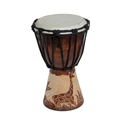 Afbeelding van 30cm Kinder Giraffe Djembe Drum Bongo + Instructie M1