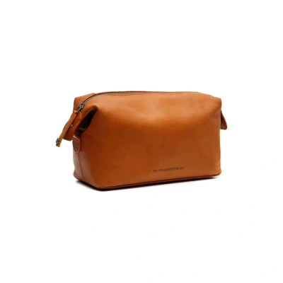 Afbeelding van The Chesterfield Brand Leren Toilettas Cognac Westport