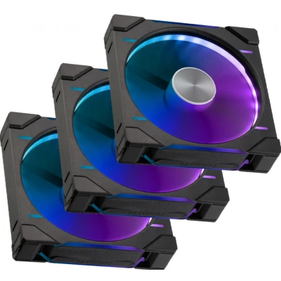 Afbeelding van Phanteks D30 PWM Reverse Airflow D RGB 140MM Black 3 Pack