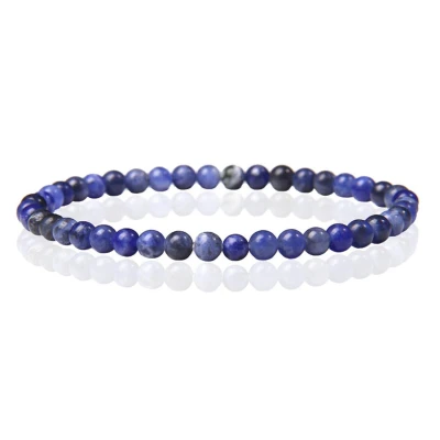Afbeelding van Memphis Natuursteen Armband 4mm Sodalite