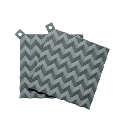 Afbeelding van Pannenlap Rig Tig Hold On Grey (2 Delig)