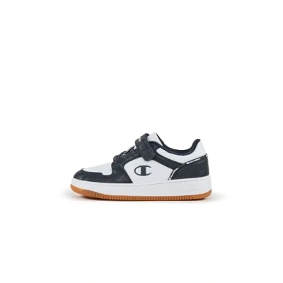 Afbeelding van Champion Rebound 2.0 LOW Unisex Basketbalschoenen voor kinderen, Maat: 28, White/new navy Pu
