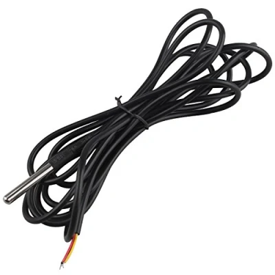 Afbeelding van HALJIA Waterdichte Temperatuursensor Sonde 18B20 55 c tot+125 3 Meter Temp Sensor Thermometer Thermistor Detector