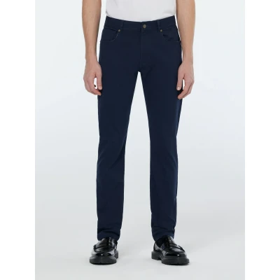 Afbeelding van Scotch &amp; Soda Ralston 5 Pocket 180562 Chino Broek Blauw 32 / Man