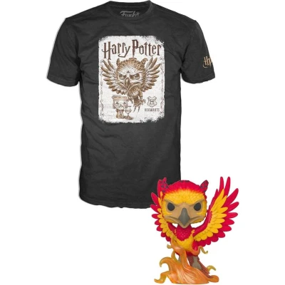Afbeelding van Funko POP! &amp; Tee: Harry Potter Patronus DD Small (S) T Shirt Kleding met verzamelbare vinylfiguur Cadeau idee Speelgoed en korte mouwen top voor volwassenen, uniseks mannen vrouwen