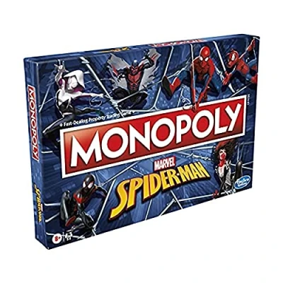 Afbeelding van Monopoly Bordspel: Spiderman Speel als een spinnenheld Grappig spel voor kinderen vanaf 8 jaar