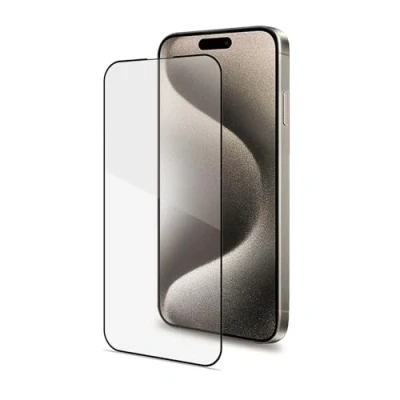 Afbeelding van Schermbeschermer voor mobiel Celly FULLGLASS1056BK iPhone 15 Pro Max