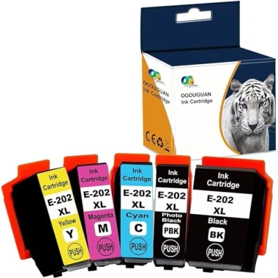 Afbeelding van Karl Aiken 202 XL cartridges compatibel met Epson 202XL inkt multipack, voor Expression Premium XP 6000 6005 6100 6105 XP6000 XP6005 XP6100 XP6105 5 pack