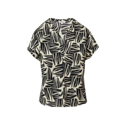 Afbeelding van s.Oliver Tshirt print, Dames, Maat: 32, Schwarz