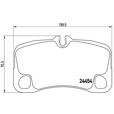 Afbeelding van Brembo Remblokset P 65 013