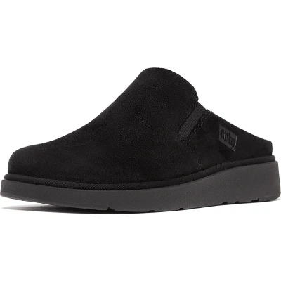 Afbeelding van Fitflop Pantoffels, Dames, Maat: 40, Zwart Veloursleer