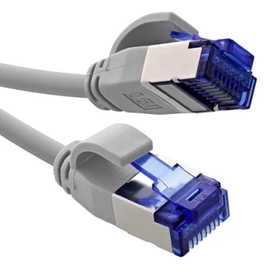 Afbeelding van InLine® Patch cable slim, Cat.6A, S/FTP, TPE (LSZH) flexible, PoE, grey, 10m