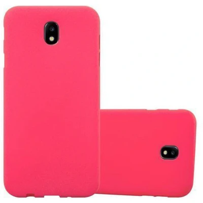 Afbeelding van Cadorabo Hoesje geschikt voor Samsung Galaxy J5 2017 in FROST ROOD Beschermhoes gemaakt van flexibel TPU silicone Case Cover