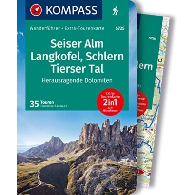 Afbeelding van Libro escursionistico n. 5725 Seiser Alm, Langkofel, Schlern, Rosengarten: GPS Daten zum Download