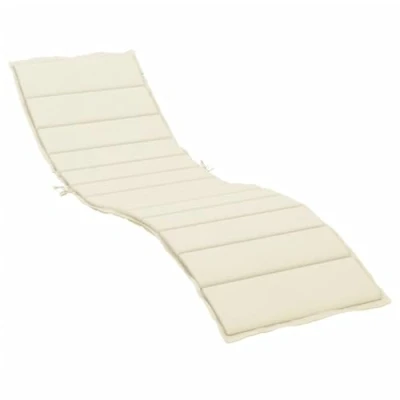 Afbeelding van vidaXL Ligbedkussen, Ligbedkussen Buiten, Ligkussen, Loungekussen, Ligstoelkussen, Kussen voor dekstoel, Tuinkussen, Oxford Stof Crèmekleurig
