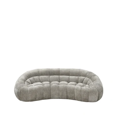 Afbeelding van Label51 Cloud 3 zitsbank stone Stof