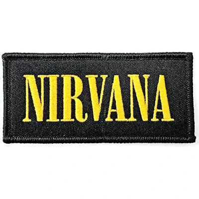 Afbeelding van Nirvana Logo Patch Zwart