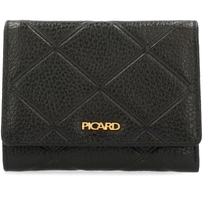 Afbeelding van Picard Portemonnee RFID bescherming Leer 12.5 cm Dames Horizontaal schwarz