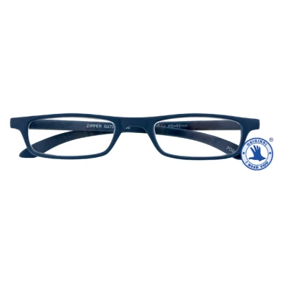 Afbeelding van Leesbril +2.50 Zipper Blauw