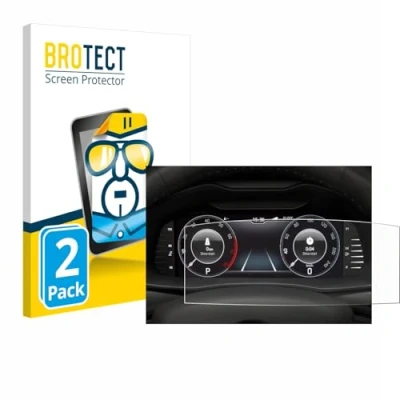 Afbeelding van BROTECT Screenprotector voor Skoda Virtual Cockpit 10.25&quot; Folie Beschermfolie transparant (2 Stuks)