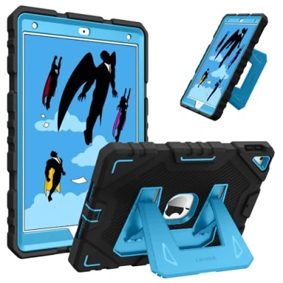 Afbeelding van Fintie Hoesje voor iPad 9e generatie (2021) / 8e (2020) 7e (2019) 10,2 inch, full body robuuste schokbestendige beschermhoes met ingebouwde standaard kinderen