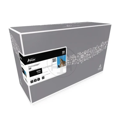 Afbeelding van AS10525 Astar HP 504A CLJ toner zwart rebuilt 5000pagina&#039;s chip