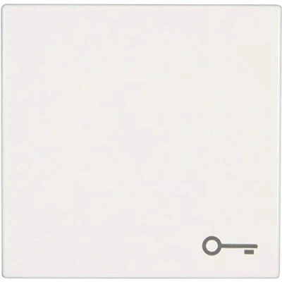 Afbeelding van Jung LS 990 T WW Wipschakelaar sleutel Afdekking 990, design, plus Alpine wit
