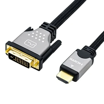 Afbeelding van ROLINE Monitorkabel DVI (24+1) HDMI, M/M, zwart / zilver, 7,5 m