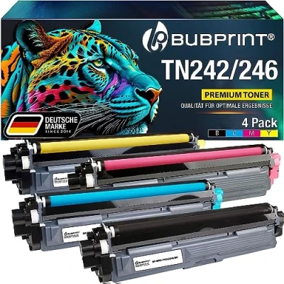 Afbeelding van Bubprint TN242 TN246 compatibel als vervanging voor toner Brother TN 242 246 DCP 9017CDW 9022CDW HL 3142CW 3152CDW 3172CDW MFC 9142CDN 9332CDW 9342CDW multipack 5 stuks