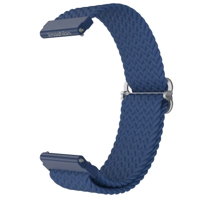 Afbeelding van Nylon geweven bandje Universeel 20 mm aansluiting Donkerblauw imoshion
