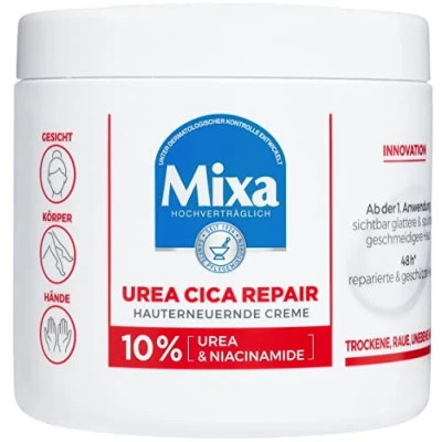 Afbeelding van Mixa Verzorgingscrème Cica Repair 10 % Urea, 400 ml