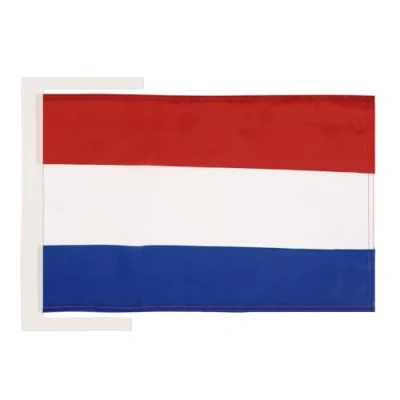 Afbeelding van Nederlandse vlag 45x30 cm koorden kleine vlaggen 30 x 45 Banier 18x12 in hoge kwaliteit AZ FLAG