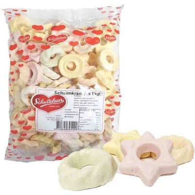 Afbeelding van Schuttelaar Schuimkransjes 1 Kilo