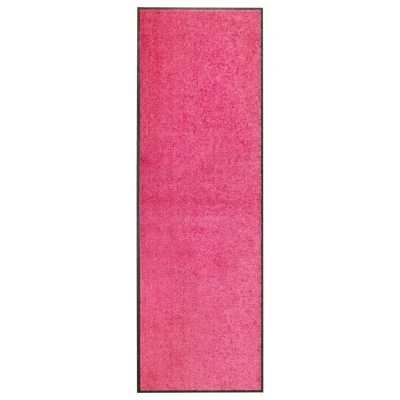 Afbeelding van VidaXL Deurmat wasbaar 60x180 cm roze
