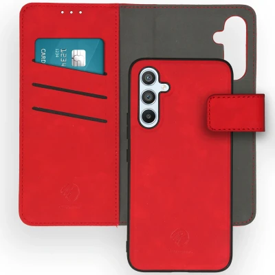 Afbeelding van Samsung Galaxy A54 (5G) Hoesje Kunstleder iMoshion Bookcase/2 in 1 Case Rood Telefoonhoesje