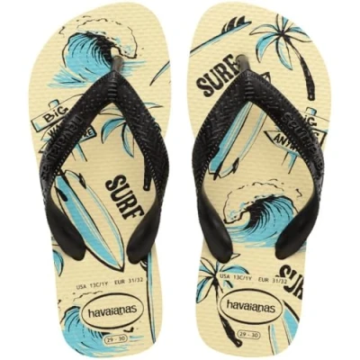 Afbeelding van Havaianas Kids Athletic Flip Flop, Botercrème, 3.5/4 UK Kind, Boterroom, Child