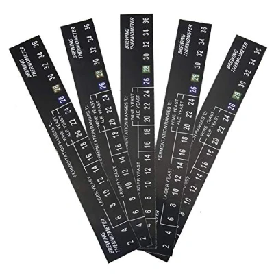 Afbeelding van MAGT van 5 stuks bierthermometers, lcd voor het meten de biertemperatuur wijn en bier