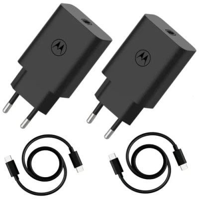 Afbeelding van Motorola Chargers 2 30W wandlader / voeding met 1M USB C naar kabel