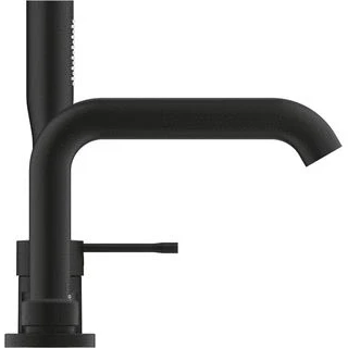 Afbeelding van Grohe essence viergats badrandcombinatie phantom black 25251kf1