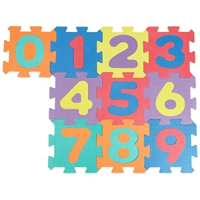 Afbeelding van Bieco Schuimrubberen Cijfers 10 Stuks Puzzelmat 19201505