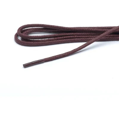 Afbeelding van Cordial schoenveters Bordeaux wax dun rond veterlengte 75 cm 4 6 gaatjes