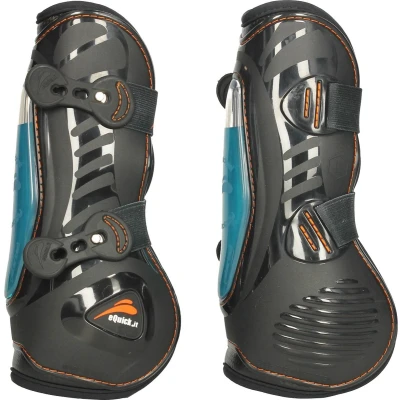 Afbeelding van eQuick Peesbeschermers eShock Front Zwart Cob