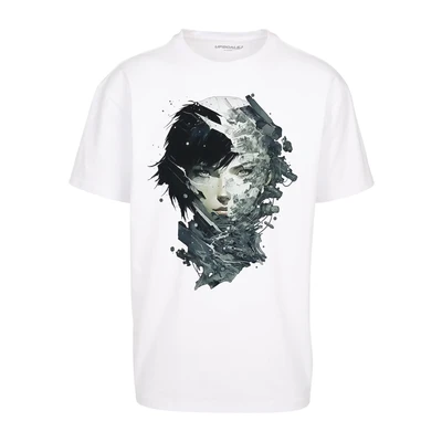 Afbeelding van Upscale by Mister Tee Puppet Master Heavy Oversize Tshirt print, Heren, Maat: XL, White