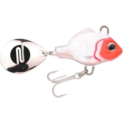 Afbeelding van Spro ASP Jigging Spinner 14gr Treble Hook 8 Kleur : UV White Bleeder